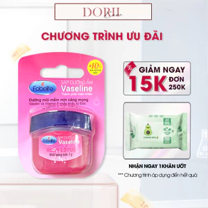Fobelife Sáp Dưỡng Môi Vaseline Không Màu, Dưỡng Ẩm Giữ Ẩm Giảm Tình Trạng Da Khô Nứt Nẻ