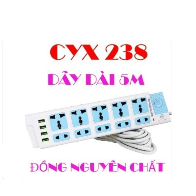 Ổ cắm điện đa năng dùng được cho các loại phích cắm 2 chấu 3 chấu