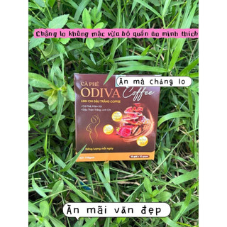 Cà phê ODIVA. cà phê Linh chi đậu trắng giữ dáng, đẹp da.