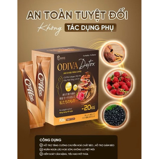 Cà phê ODIVA. cà phê Linh chi đậu trắng giữ dáng, đẹp da.
