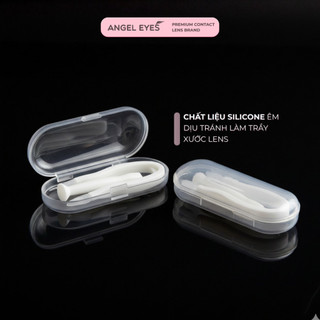 Bộ dụng cụ đeo và tháo kính áp tròng bao gồm nhíp gắp và que đeo lens