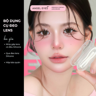 Bộ dụng cụ đeo và tháo kính áp tròng bao gồm nhíp gắp và que đeo lens