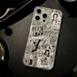 Cô gái truyện tranh phù hợp với iphone 17/16plus thủy triều 15/14 chống thấm nước mới 13/12/11