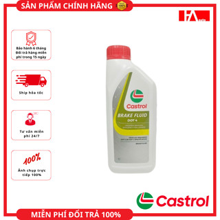{ HÀNG CHÍNH HÃNG CASTROL }  Dầu phanh Castrol BRAKE FLUID DOT 4 1L
