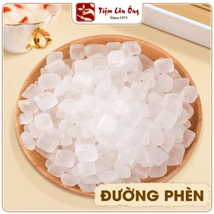Đường phèn trắng 100g, vị ngọt thanh, dùng nấu chè, chưng yến, pha trà, nấu siro -Tiệm Lãn Ông