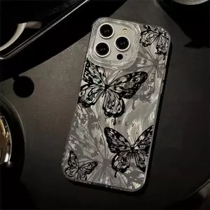 Phác thảo con bướm phù hợp với iphone 17/16plus thủy lực 15/14 chống thấm nước mới 13/12/11