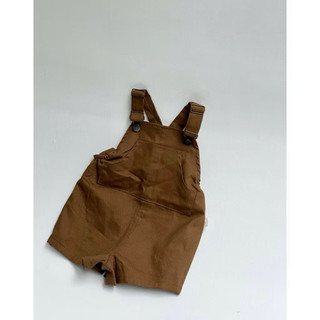 Set Yếm jean nâu short cho bé trai ( chỉ yếm)