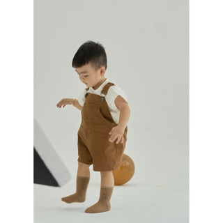 Set Yếm jean nâu short cho bé trai ( chỉ yếm)