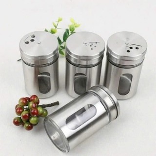 Lọ Đựng Tăm Inox 304 – Hũ Hạt Tiêu Đa Năng Tiện Lợi, Lọ Xay Tiêu Cho Nội Trợ