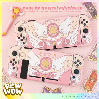 Oled/V1/V2 Case Ốp Bảo Vệ Máy & Dock Dành Cho Nintendo Switch OLED/V1/V2 Phong Cách Anime Manga Sakura Hồng Cute