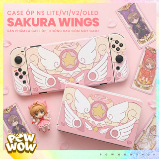 Oled/V1/V2 Case Ốp Bảo Vệ Máy & Dock Dành Cho Nintendo Switch OLED/V1/V2 Phong Cách Anime Manga Sakura Hồng Cute