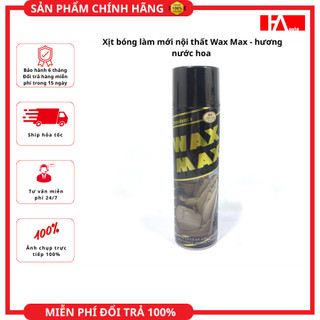 { Hàng Chính Hãng } Xịt bóng làm mới nội thất Wax Max - hương nước hoa