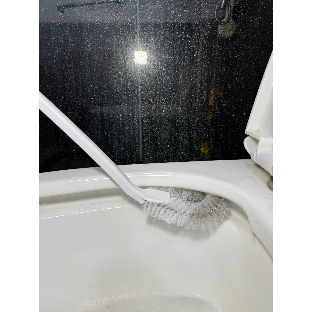 [HỎA TỐC] Cây Cọ Cước Chà Toilet, Chà Sâu Lỗ Thoát Bồn Cầu Đầu Dẹp Tròn Cán Nhựa Lông Cước Dầy Dặn HOMEINNO