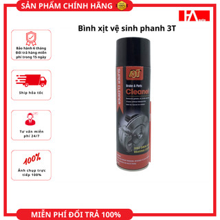 { Hàng Chính Hãng } Bình xịt vệ sinh phanh 3T dành cho ô tô, xe máy, kéo dài tuổi thọ phanh