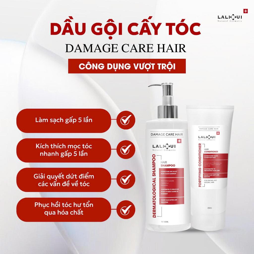 CẶP DẦU GỘI CẤY TÓC LALIHUI HỖ TRỢ GIẢM RỤNG TÓC,GIẢM GÀU VÀ GIẢM NẤM DA ĐẦU