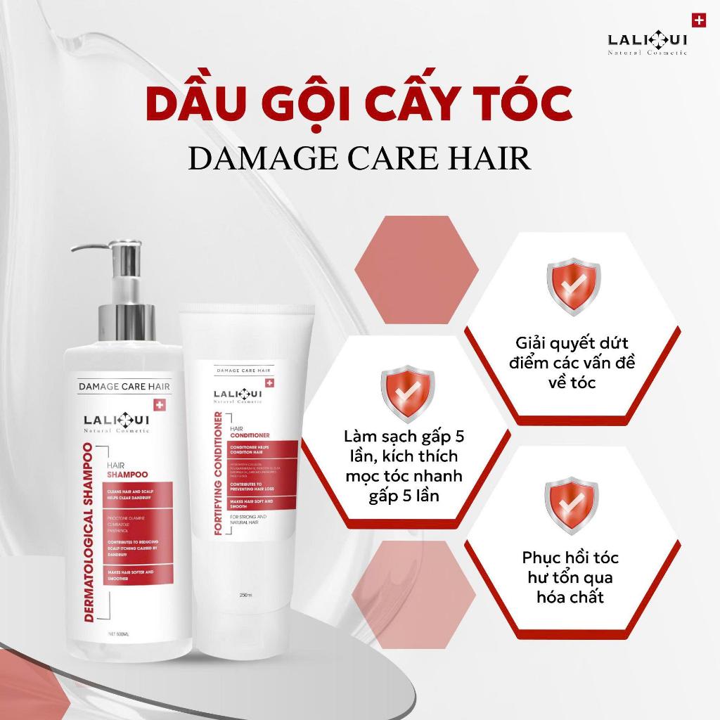 CẶP DẦU GỘI CẤY TÓC LALIHUI HỖ TRỢ GIẢM RỤNG TÓC,GIẢM GÀU VÀ GIẢM NẤM DA ĐẦU