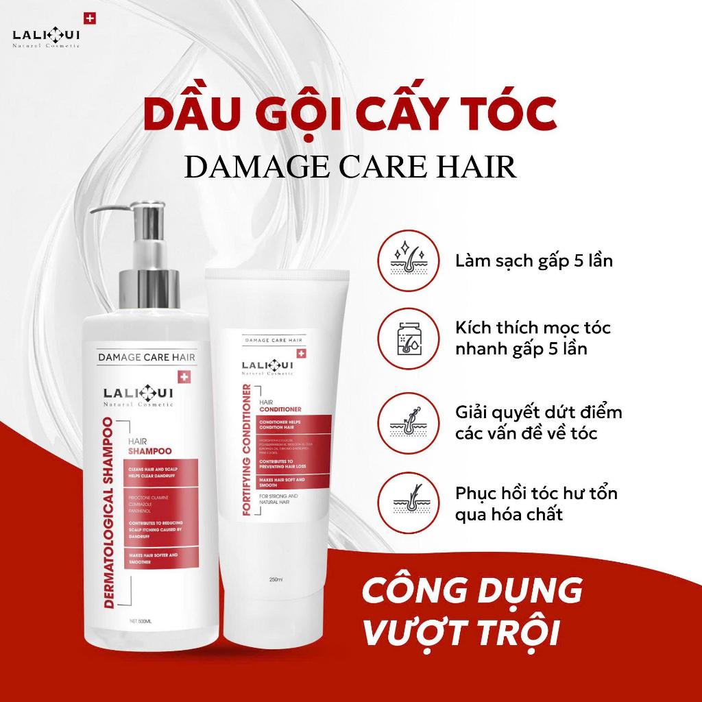 CẶP DẦU GỘI CẤY TÓC LALIHUI HỖ TRỢ GIẢM RỤNG TÓC,GIẢM GÀU VÀ GIẢM NẤM DA ĐẦU