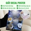 Tranh Poster In Theo Yêu Cầu In Từ 1 Tranh, Poster Anime,Idol,Phim Deccor Sẵn Keo Dán Decal