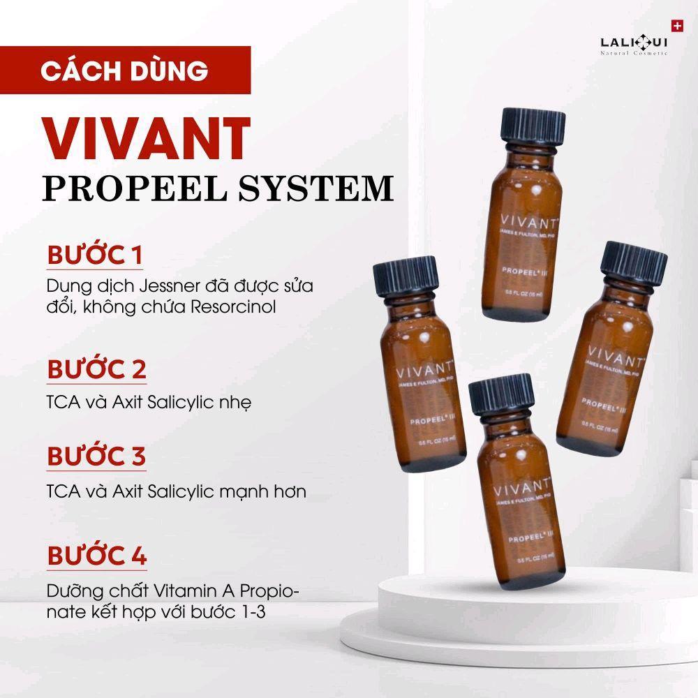 PEEL VIVANT PRO PEEL [ CHIẾT SET 1 LẦN ] GIÚP HỖ TRỢ ĐỀU MÀU DA,XỬ LÍ MỤN,THU NHỎ LỖ CHÂN LÔNG,MỜ NÁM,TRẺ HÓA DA