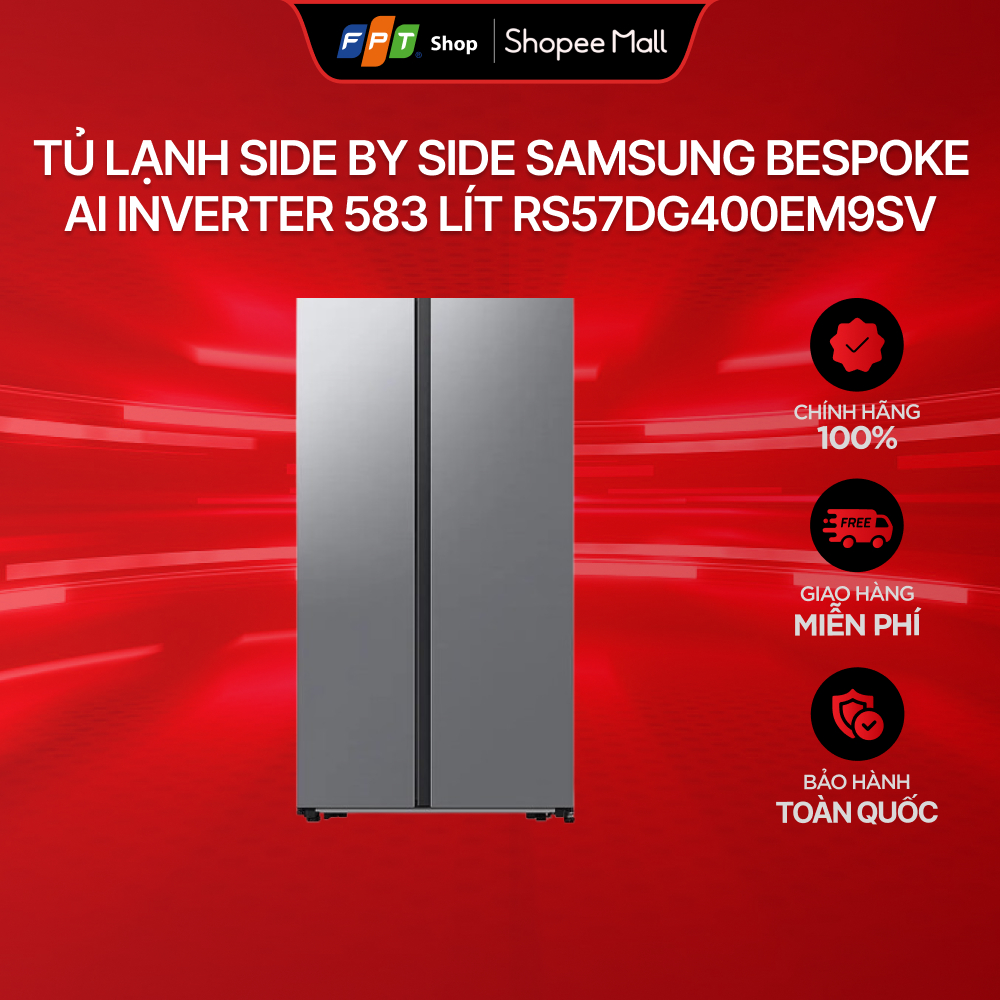Tủ lạnh Samsung Inverter 583 lít RS57DG400EM9SV