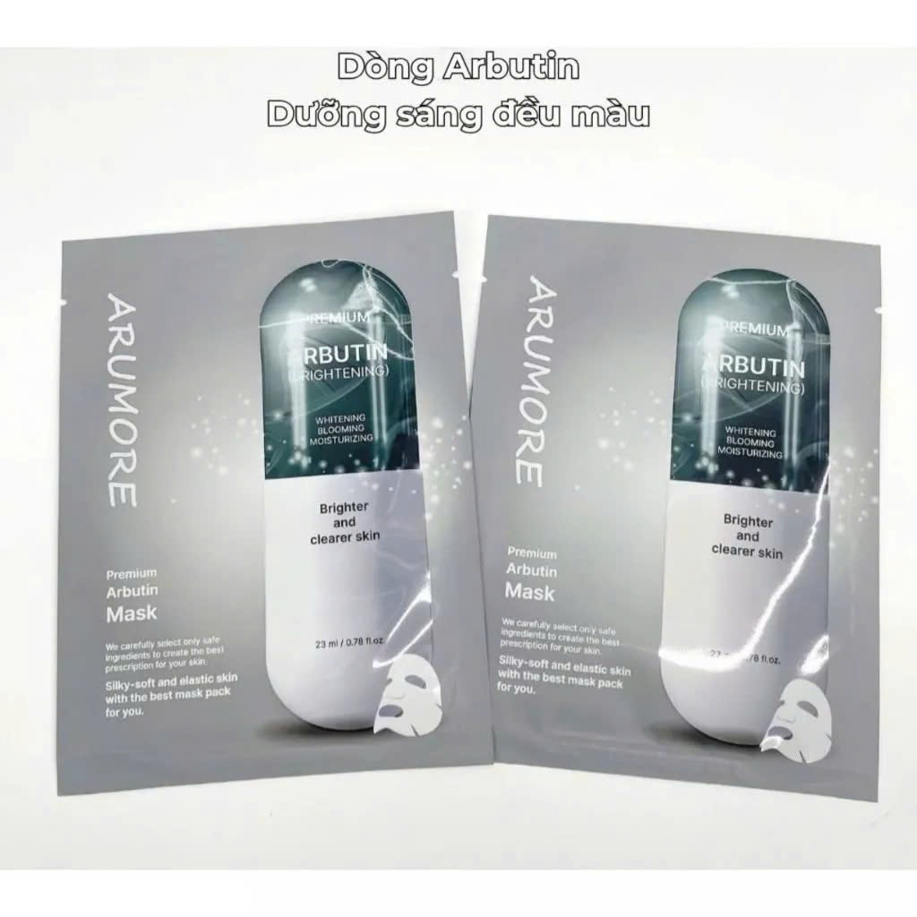 Mặt Nạ ARUMORE Premium Dưỡng Ẩm Làm Sáng Đều Màu Da 23ml | BigBuy360 - bigbuy360.vn