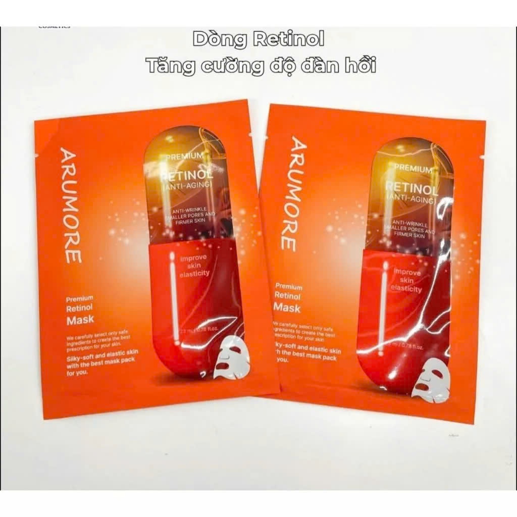 Mặt Nạ ARUMORE Premium Dưỡng Ẩm Làm Sáng Đều Màu Da 23ml | BigBuy360 - bigbuy360.vn
