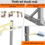 Xà Đơn Tập Tại Nhà Đa Năng KB-103 Chịu Tải 150Kg, Khung Xà Đơn Điều Chỉnh Chiều Cao Từ 155cm-216cm