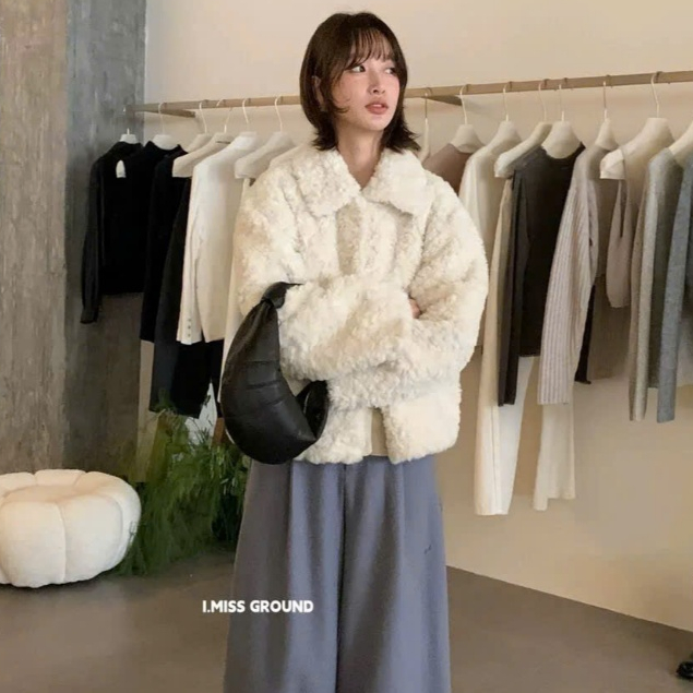 Áo Khoác Joolate Lông Dày Mềm Mịn Nhẹ, Áo Khoác Nữ Thu Đông Ấm Áp Cao Cấp 6158