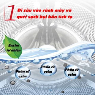 Bột Tẩy Lồng Máy Giặt OMO 375G Hộp 3 Gói | Vệ Sinh Máy Giặt Cửa Ngang Cửa Trên Khử Mùi