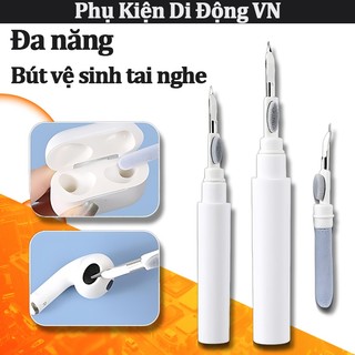 Bút vệ sinh tai nghe 3 trong 1 cho AirPods và tai nghe Bluetooth làm sạch khe lưới hộp sạc