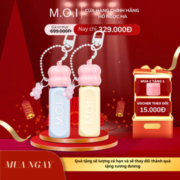 Son Tint Bóng Gummy Lip Tint MOI 3g - Bóng Mọng Nhẹ Môi Bền Màu