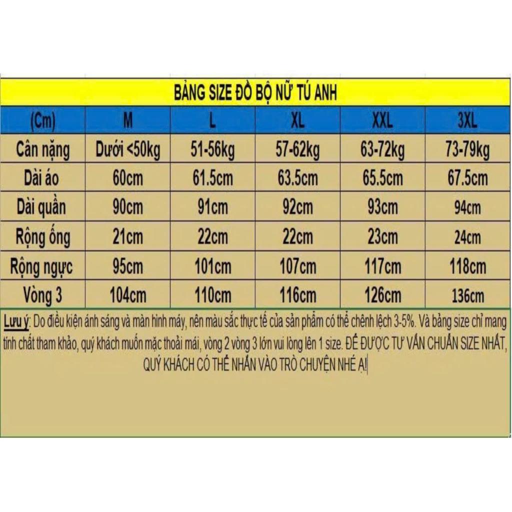 [TA] Đồ Bộ Trung Niên Cổ Tròn V Thêu Hoa Sen Tay Lửng Phối Màu Thiết Kế Cao Cấp, Mã TA-16 FREESHIP, Chất Vải Đũi Co Giãn