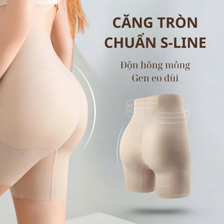 Quần lót bảo hộ nữ độn mông, độn hông VANVENE QL2029, quần bảo hộ mặc váy cạp cao không viền tàng hình siết eo, gen bụng