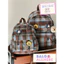 BaLo (XINHXINH) [ORDER] Balo Đi Học Vải Nỉ Kẻ Caro BL429
