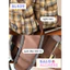 BaLo (XINHXINH) [ORDER] Balo Đi Học Vải Nỉ Kẻ Caro BL429