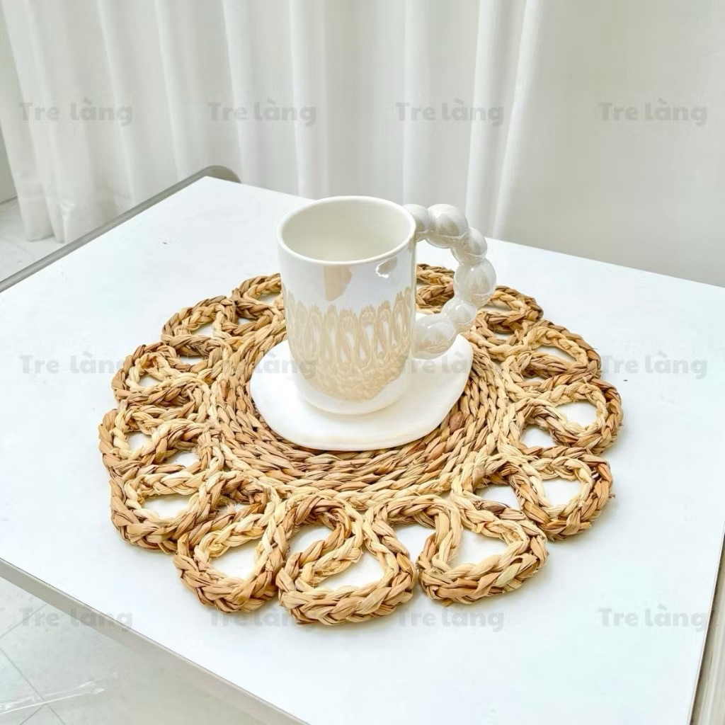 Tổng hợp đủ mẫu tấm lót, thảm lót đồ ăn, trang trí decor chụp hình, setup chính hãng Tre làng