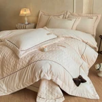 Set chăn ga gối nỉ Candy cao cấp chính hãng bộ 4 món nằm là xinh đắp là ấm Fullset 4 món kèm túi chăn có khoá kéo — ảnh 1