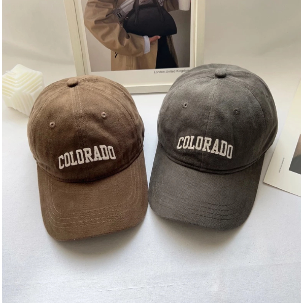 [Peinn] Mũ lưỡi trai COLORADO nam nữ vải kaki cao cấp form mềm, nón lưỡi trai thời trang M26