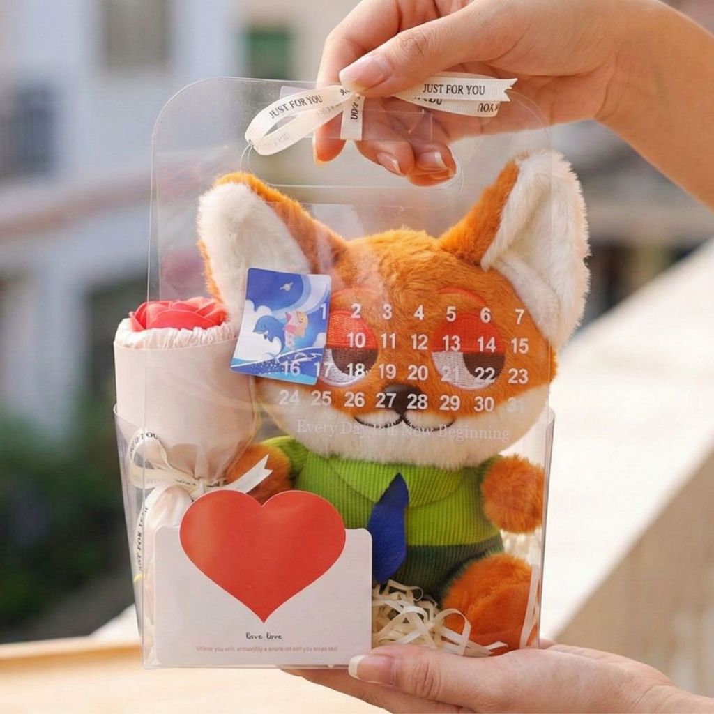 Gấu Bông ZooTopia 25Cm, Gấu Bông Nick Judy Nhân Vật Hoạt Hình Nổi Tiếng Quà Tặng Cho Bạn Gái/Nữ, Bạn Trai,Cho Bé