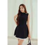 Đầm Ngắn Sleeveless Pleated Hem Detail , Chất Vải Cotton Hàn Thoải Mái ,WDN141, SOME HOW STORE