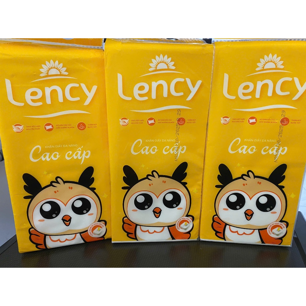 Khăn giấy rút đa năng Lency cao cấp 4 lớp 1280 tờ kèm móc treo | Shopee ...