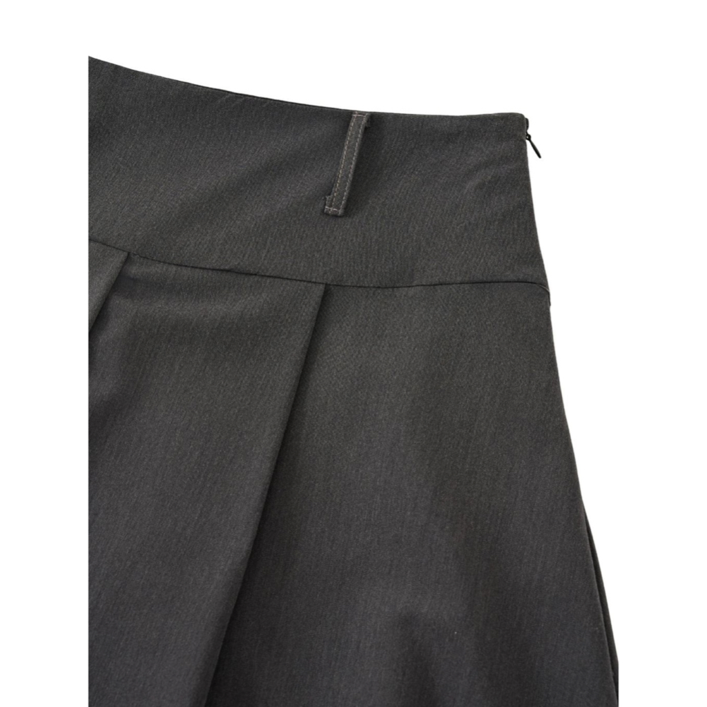 Chân váy midi xếp ly bản to SONNA HI - mềm, ít nhăn, cạp vừa - WIDE PLEATED MIDI SKIRT