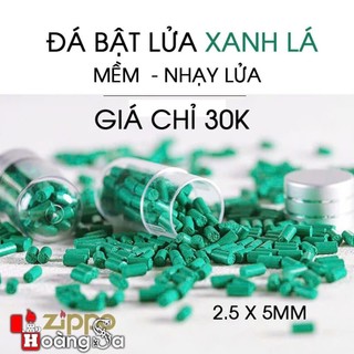 Đá Lửa Xanh Lá  Size Lớn 2.5x5mm Nhập Khẩu: Chống Xéo Đá