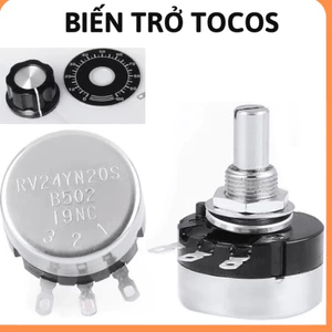 Biến trở tocos,biến trở xoay chiết áp tocos RV24YN 20S,triết áp tocos,biến trở xoay Tocos,chiết áp đơn tocos RV24YN