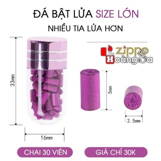 Đá Lửa Hồng Size Lớn 2.5x5mm Nhập Khẩu, Chống Xéo Đá