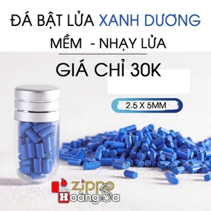 Đá xanh cao cấp dùng cho zippo, mềm nhạy size 2.5 li