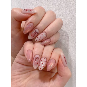 NAIL BOX THIẾT KẾ THẠCH STICKER NƠ NHŨ TRÁI TIM MÓNG UP THẠCH