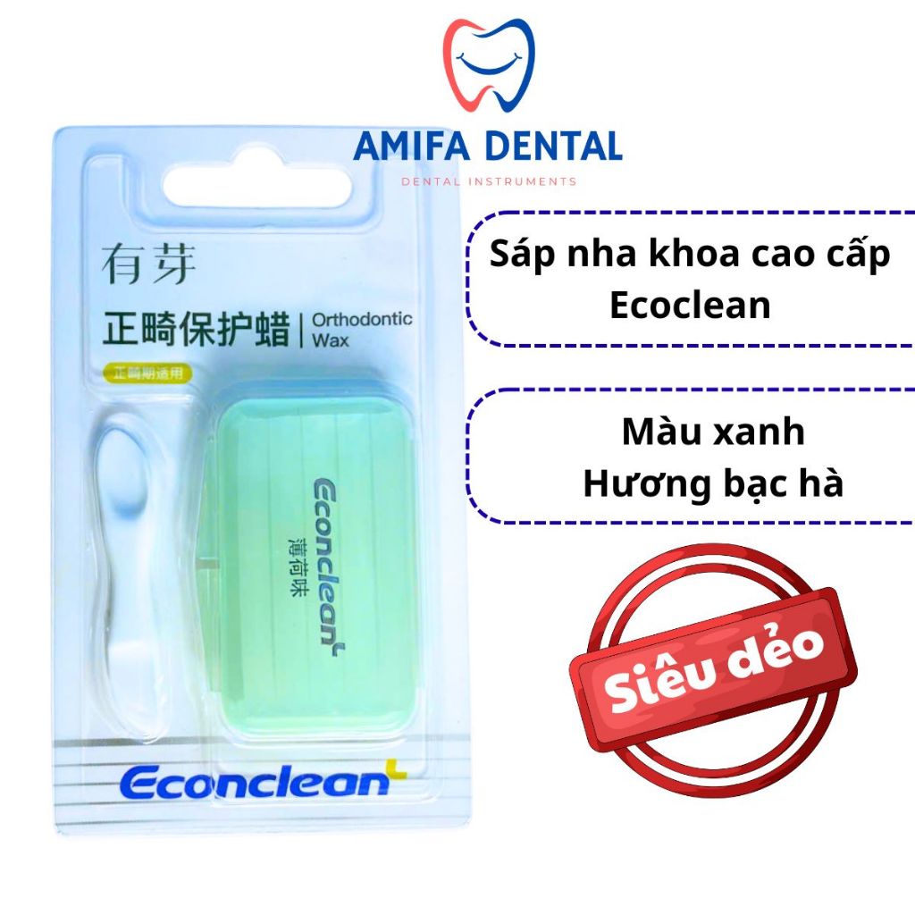 [Cao Cấp-Dẻo-Dính] Sáp Nha Khoa Cao Cấp, Sáp Mềm Dẻo, Sáp Niềng Răng Giảm Đau Rát, Sáp Chỉnh Nha Dẻo