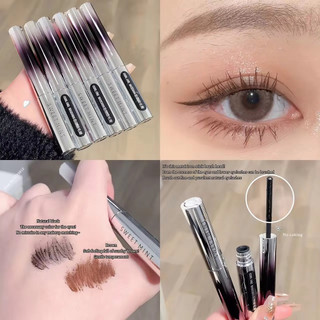 Mascara đầu xoắn ốc cong dài mi không vón cục chống thấm nước tự nhiên