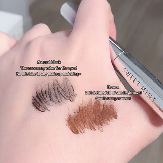 Mascara đầu xoắn ốc cong dài mi không vón cục chống thấm nước tự nhiên